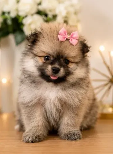 Filhotes de Spitz Alemão (Lulu da Pomerânia)