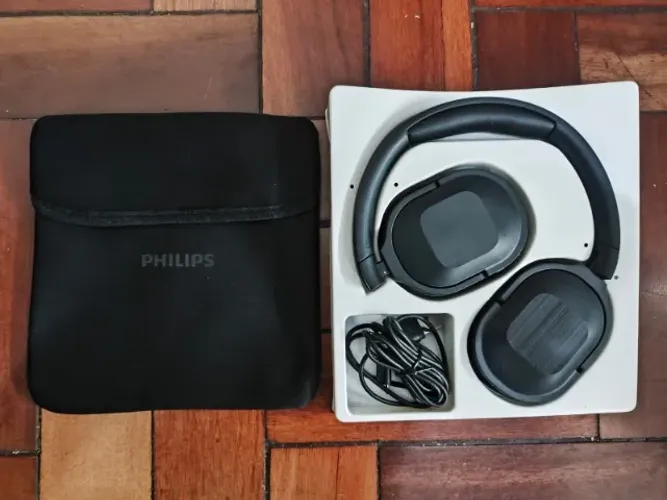 Headphone Bluetooth Philips Tah6506bk Preto Novo Sem Lacre Original