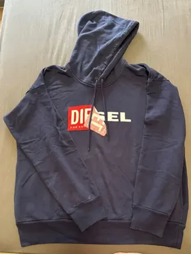 Moletom Diesel Original Azul/Marinho - Tamanho GG