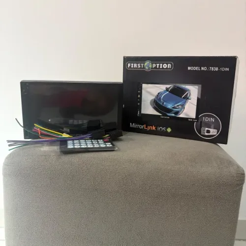 Multimídia First Option touchscreen completa