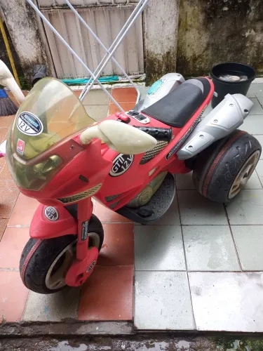 Brinquedo moto elétrica bateria 12v