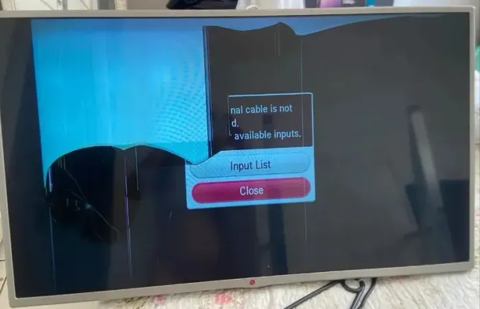 Tv 39,5 polegadas valor 50 reais pro. Tela