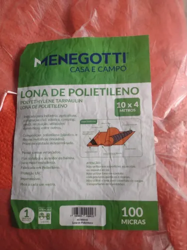 Lona 10 metros impermeável sem uso no centro de São Gonçalo