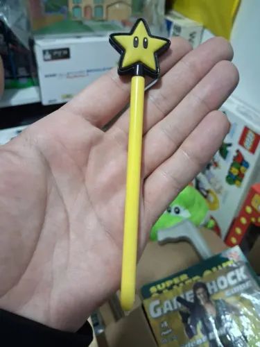 Caneta Stylus Nintendo Ds Yellow Star Original 2012 (Usado)
