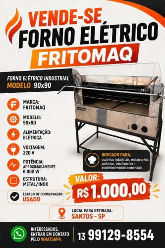 Forno Industrial Elétrico