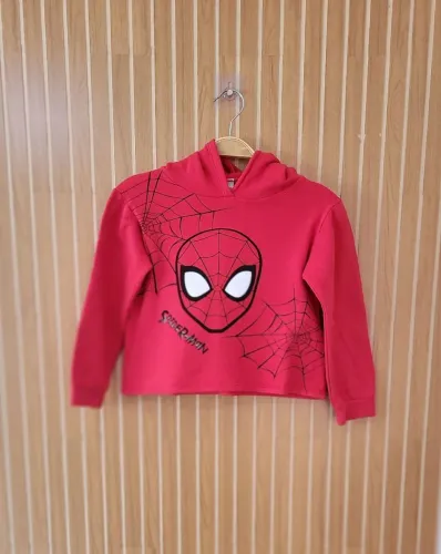 Blusa moletom infantil menino capuz tam 6