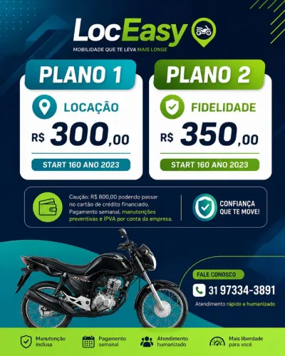 Locação Moto