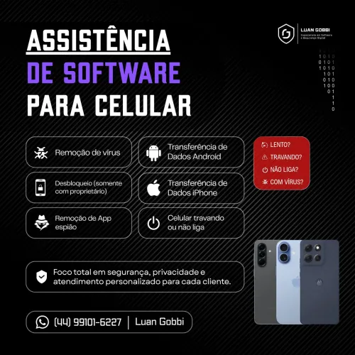 Assistência para Celular Android e iPhone