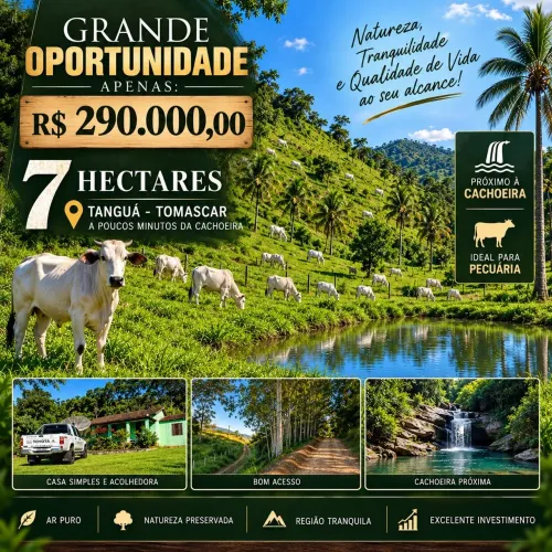 Sítio em Tanguá-RJ - Tomascar - Por apenas 290.000,00. Com RGI.