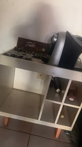 Cantinho do café com cafeteira