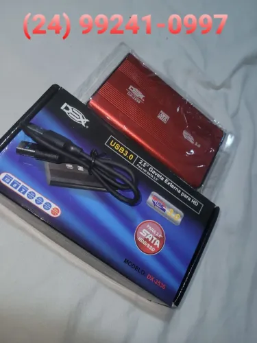 HD 1 TB com Case Térmica USB 3.0 Completo