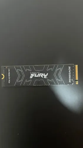 SSD M.2 NVMe 4TB Kingston Fury Renegade Gen4 Saúde 100% Leitura 7300MB/s