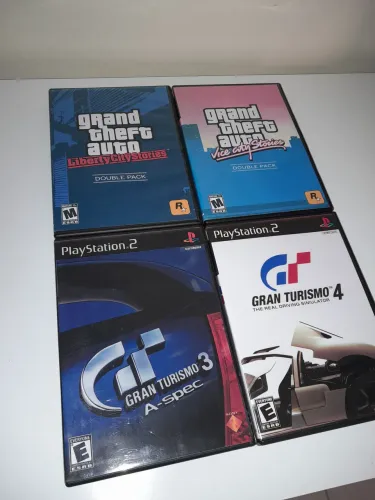 4 jogos repro ps2 