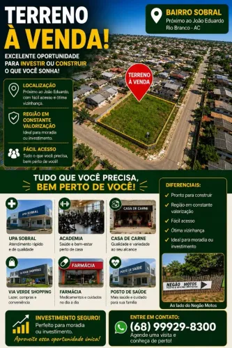 Terreno a venda.