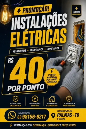 PROMOÇÃO INSTALAÇÕES ELÉTRICAS