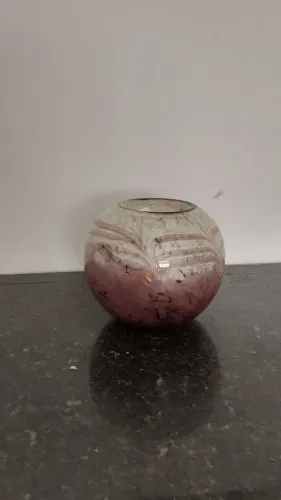 Vaso decorativo redondo