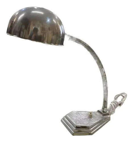 Abajur Luminária De Mesa Antiga Original Déc 50 Metal Altopiedi
