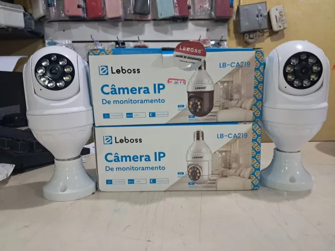Câmera de segurança lâmpada