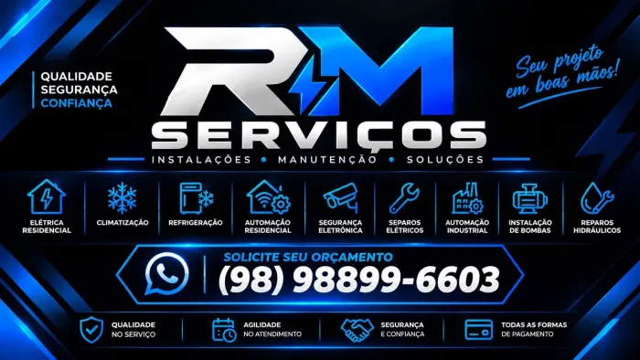 SERVIÇOS DE ELETRICISTA E REFRIGERAÇÃO
