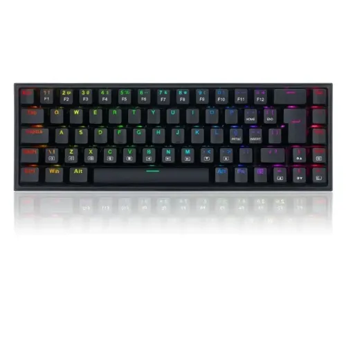 TECLADO MECANICO REDRAGON 60% GAMER CASTOR RGB PRETO SWITCH MARROM NOVO LACRADO!