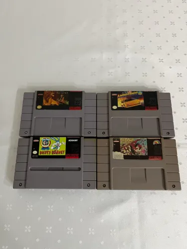 lote Jogos Originais Super Nintendo