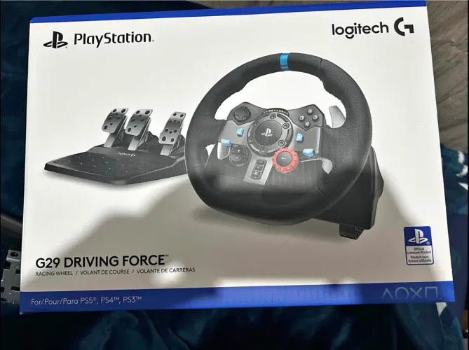 VOLANTE G29 - PS5, PS4, PC - NUNCA USADO