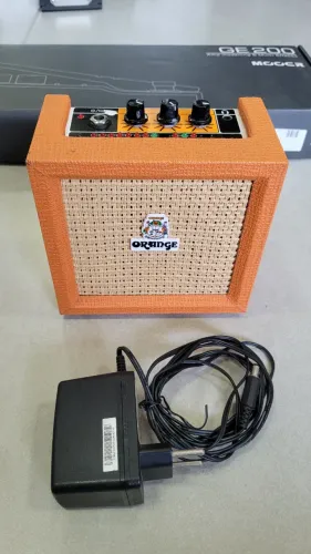 Amplificador Orange Crush mini para guitarra com fonte