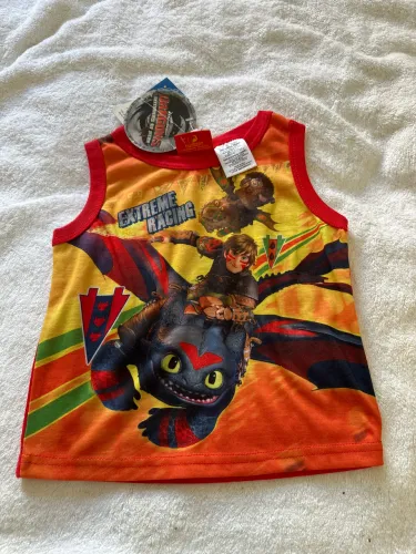 Camiseta Importada TAM 24 meses Dragons Defender