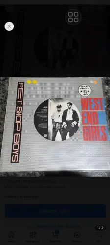 Lp Pet shop boys- west and girls - 12 uk
