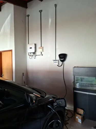Instalação de carregador veicular BYD