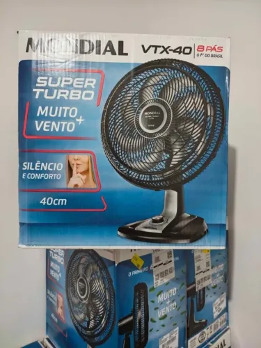 Ventilador Mondial 40cm 8 Pás 140W 127V - Novo Lacrado