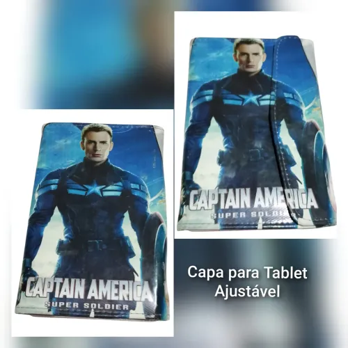 Capa tablet azul Marvel