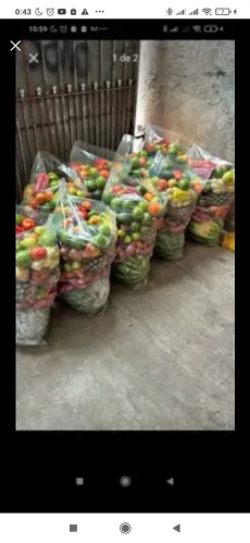 SUPER KIT FEIRA DO MÊS SACO GIGANTE FRUTAS LEGUMES HORTALIÇA