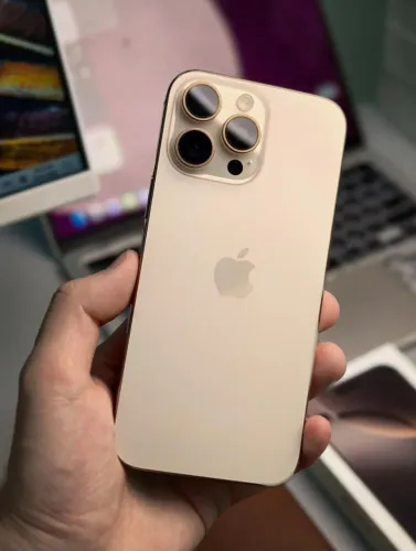 iPhone 16 pro Max Gold -256 GB ( Impecável)
