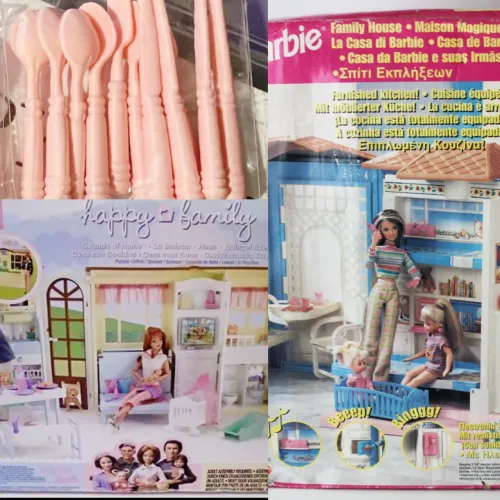 Talheres para Barbie Family House/Happy Family