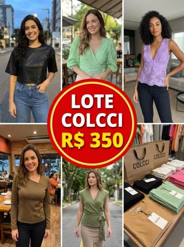 Lote de blusas COLCCI TAM M