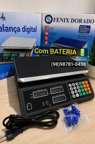 Balança Digital 40kg 3 meses Garantia + ENTREGA