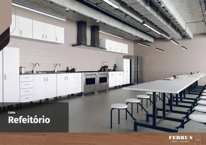 Mobiliário para refeitórios