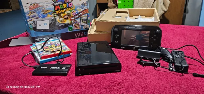 Troco Nintendo Wii U Deluxe destravado