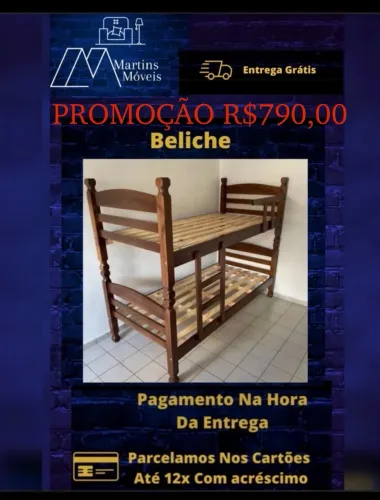 GRANDE PROMOÇÃO BELICHE PÔRTO ENTREGA GRATIS ACEITA CARTÃO