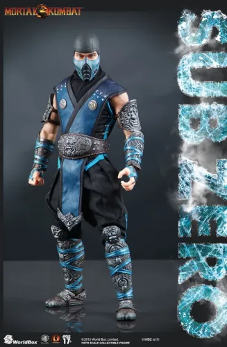 Sub Zero articulado - Worldbox 1/6 - Extremamente raro