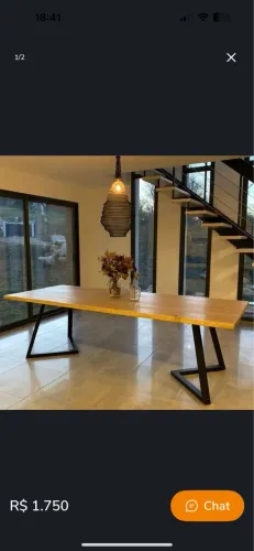 Mesa rústica 