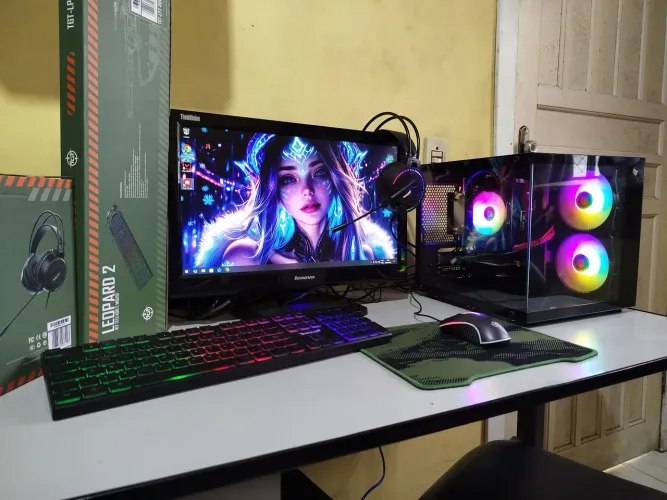 PC Gamer i7-860 Completo, 8GB, GT 640, SSD, HD, monitor