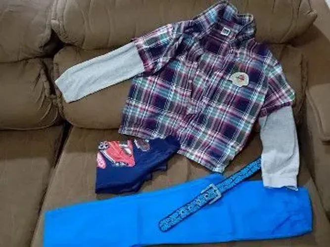 Conjunto completo menino 8 anos