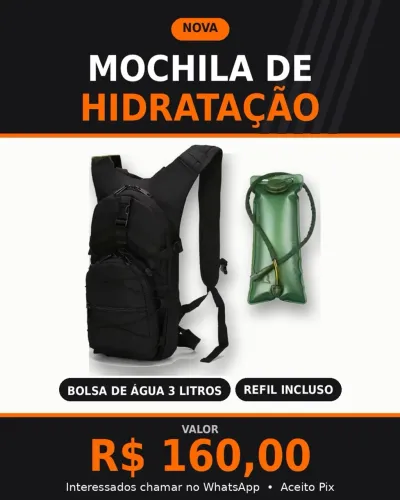 Mochila de hidratação