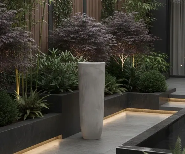 VASO CONE MODERNO 100cm ALT X 0,30cm LARG