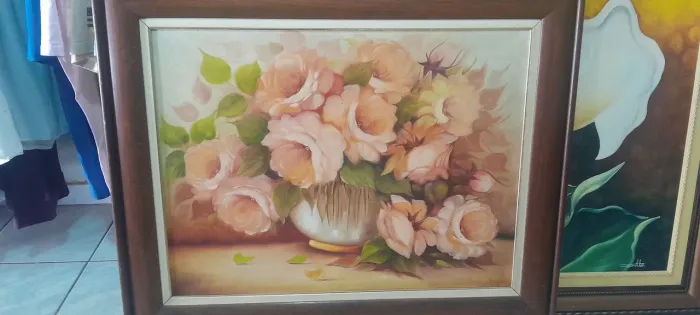 Quadro pintado a mão