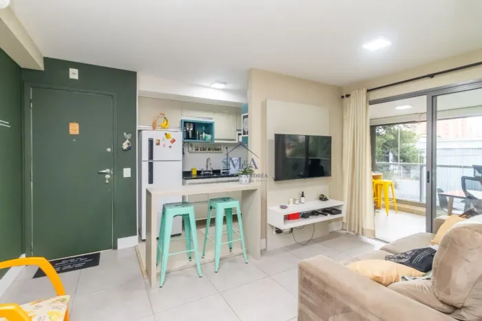Espetáculo de apartamento em Mirandópolis: 69 m², 2 dormitórios, suíte, 2 vagas
