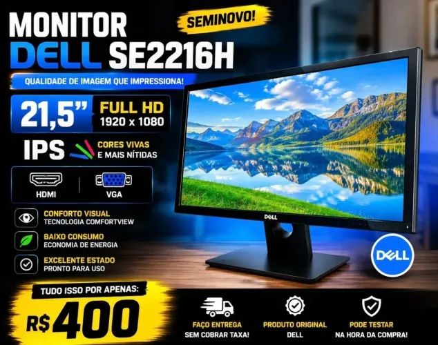 MONITOR DELL SE2216H 21,5" FULL HD IPS