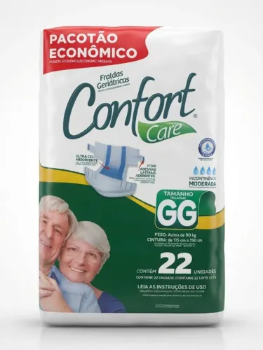 Fraldas Geriátricas GG Confort Care